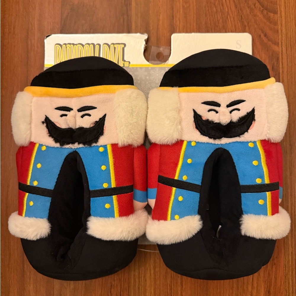 Christmas Nutcracker Soldier Slippers
